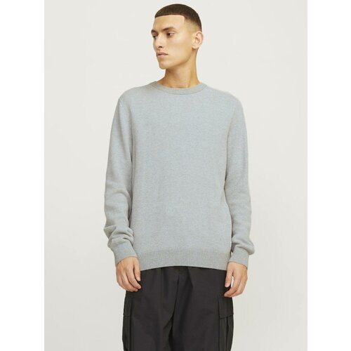 Jack & Jones muški džemper 12258139, sivi Cene