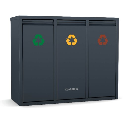 Klarstein Ordnungshüter 3 Mülleimer | 45 Liter | 3 Mülleimer | geruchssicher | leichtes Befüllen Cijene