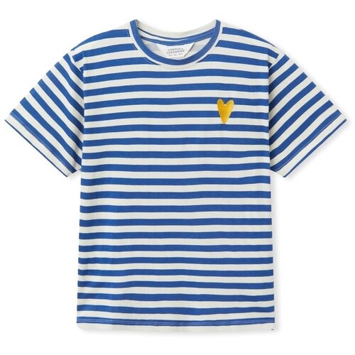 Compania Fantastica COMPA&amp;Ntilde;IA FANT&amp;Aacute;STICA T-Shirt 42017 - Navy Blue/White Bijela Slike