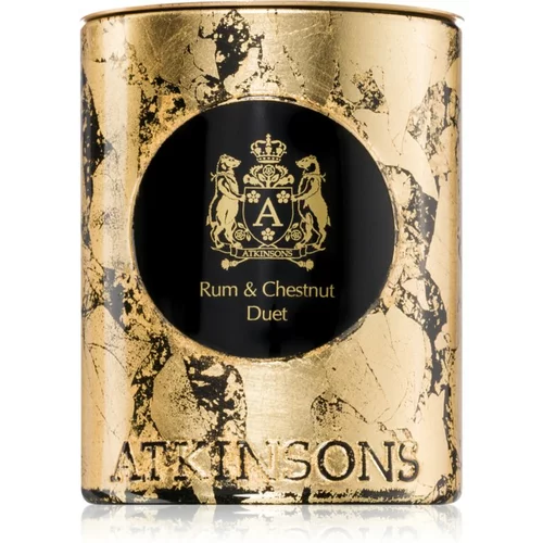 Atkinsons Rum & Chestnut Duet mirisna svijeća 200 g