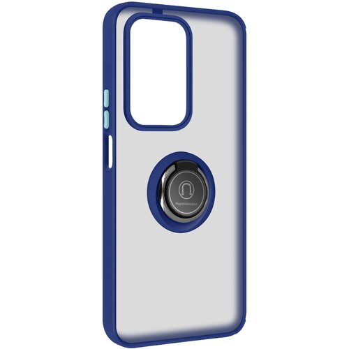AVIZAR Ohišje s prstanom za Honor 200 Lite Podporna funkcija Zaščita pred udarci, Modra, (5000013244) Cene