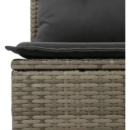 vidaXL 12-dijelni set vrtnih sofa od poliratana s jastucima sivi Cene