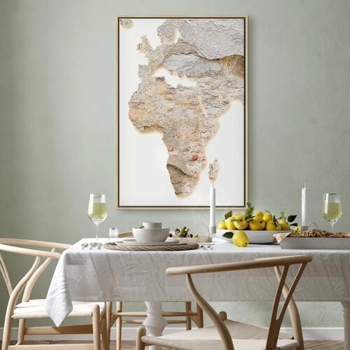  Slika - Hot Continent (1 Part) Vertical 40x60 U prirodnom drvenom okviru Slike