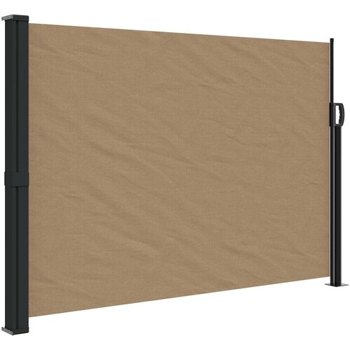  Bočna tenda na uvlačenje smeđesiva 140 x 300 cm Slike