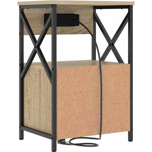  Noćni ormar Sonoma hrast 40 x 31 x 60 cm Konstruirano drvo Slike