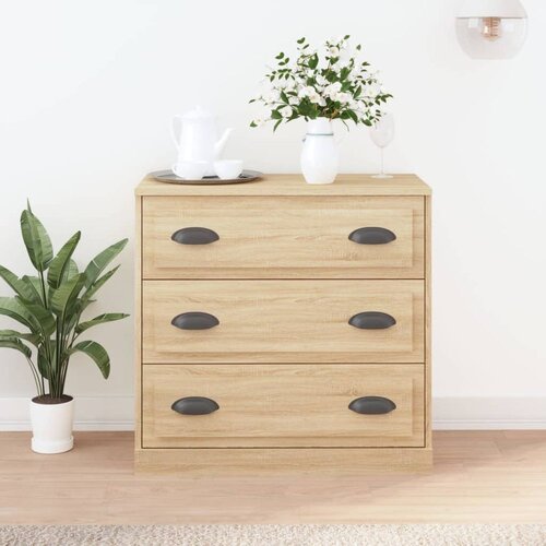  Komoda sonoma hrast 70x35,5x67,5 cm inženirski les Cene
