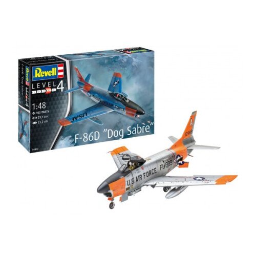 Revell maketa f-86d &amp;quot;dog sabre&amp;quot; ( RV03832 ) Slike