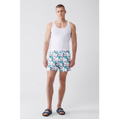 Avva Men's Multicolour Quick Dry Printed Standard Swimwear Marine Shorts Slike