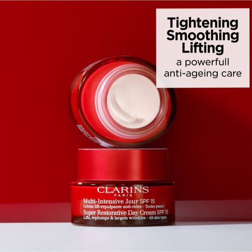 Clarins Super Restorative Day Cream SPF 15 pomlajevalna dnevna krema SPF 15 50 ml Slike