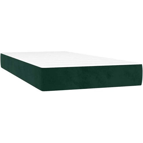 Box spring krevet s madracem tamnozeleni 90x200 cm bar&amp;scaron;unasti Slike