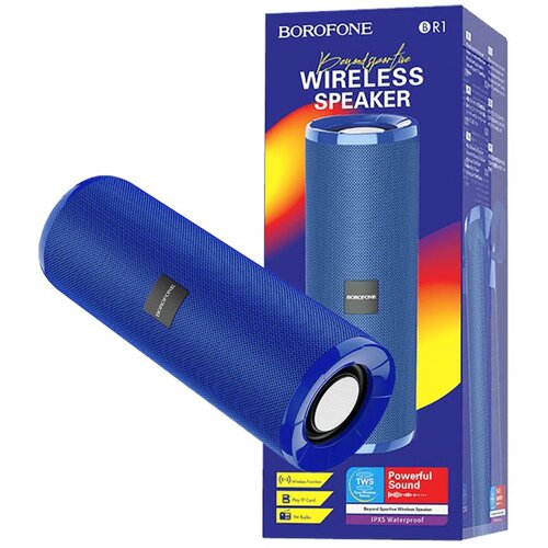 Borofone Zvučnik bežični, Bluetooth, 1200 mAh, 3 h, plava - BR1 Beyond Blue Cijene