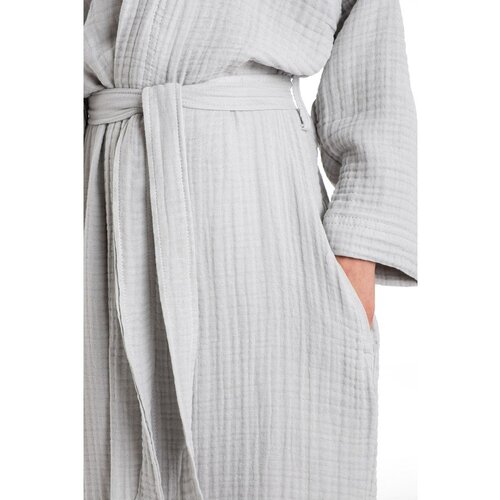  Muslin - Grey Grey Kid&amp;#039;s Bathrobe Slike