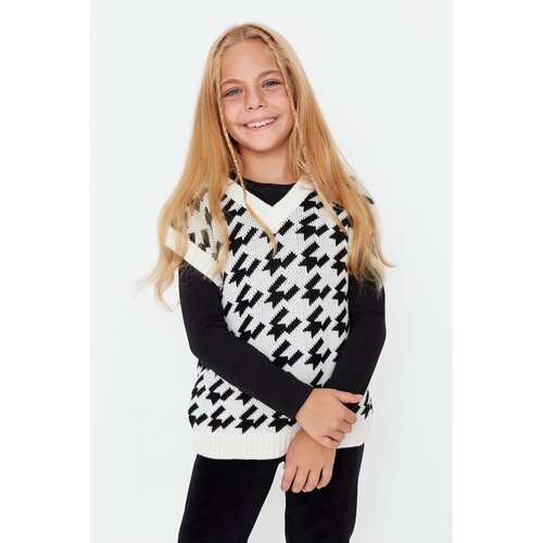 Trendyol Ecru Girl Knitwear Sweater Slike