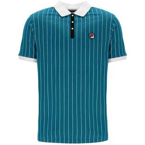 Fila BB1 Classic Striped Polo Shirt Deep Lagoon/Gardenia/Black Zelena Cijene