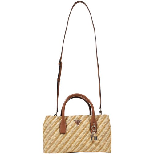 Guess Torbe SIMONA SMALL SATCHEL Kostanjeva Slike