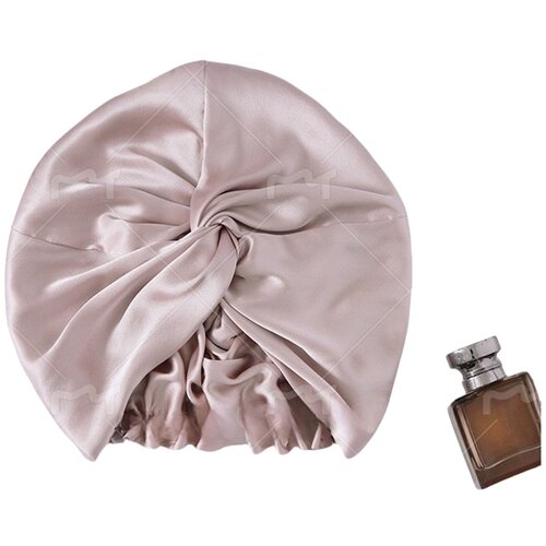 INF Svilena spalna kapa za ženske, dvojna plast 100 % murve svile lotus pink, (21838826) Cene