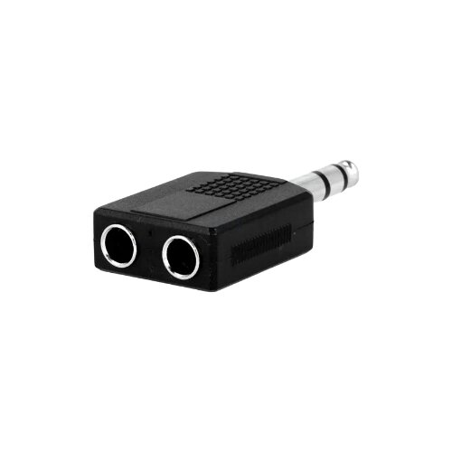 Audio adapter 6.35mm na 2x 6.35mm stereo Cene