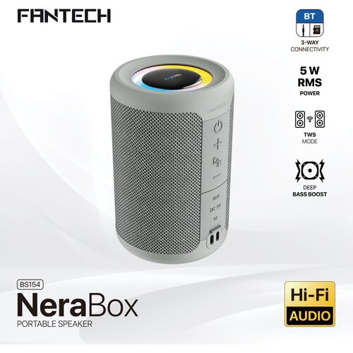  bluetooth zvucnik fantech BS154 nerabox sivi Cene