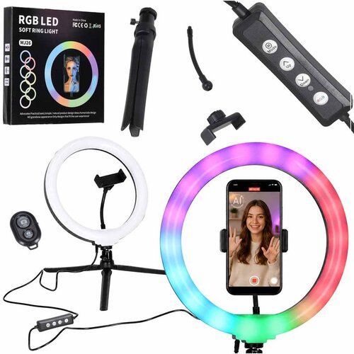  RGB LED prstenasto svjetlo za selfie sa stativom, stolno Cijene