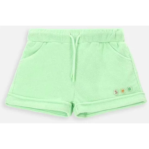 Coccodrillo Otroške kratke hlače zelena barva