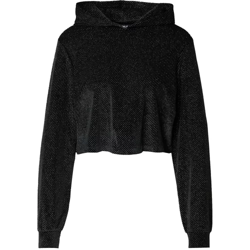 Only Sweater majica 'BLING' srebrno siva / crna