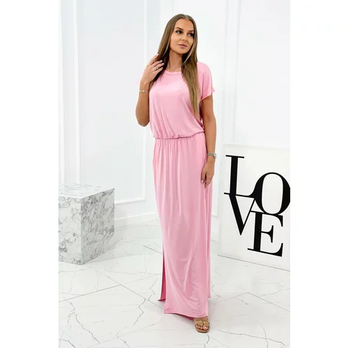Kesi Viscose dress with pockets light pink