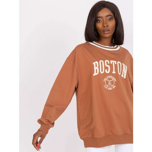 FANCY Sweatshirt-FA-BL-7636.46P-light brown Cene