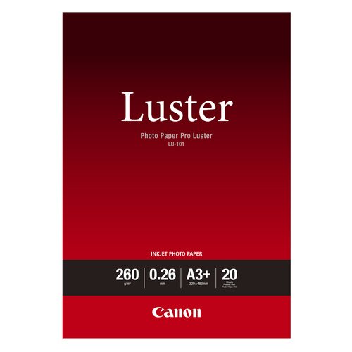 Canon LU-101 PRO-Fotopapier Luster A3+, 20 Blatt 260g/m² Cijene