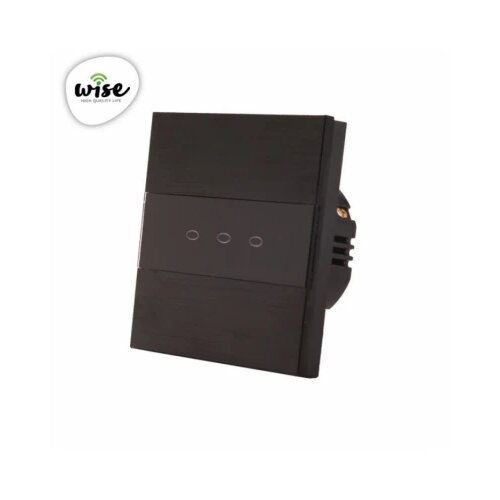 Wise prekidač na dodir 3 tastera aluminijumski panel Slike