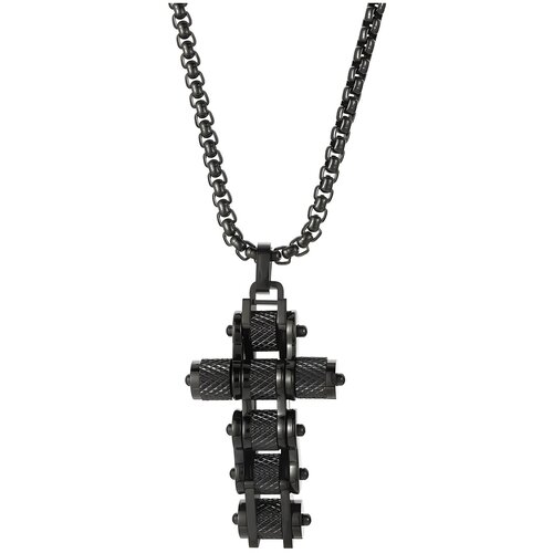 IZMAEL Ogrlica Chain Cross - Crna Cijene