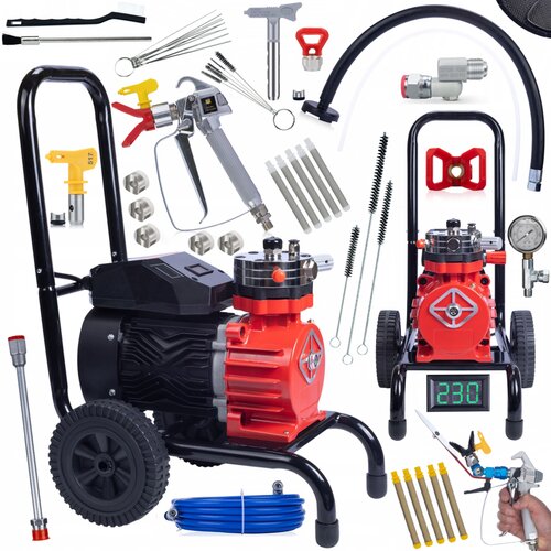 Rosfix enota za barvanje red strong storm RSS05 3500W + komplet za čiščenje + šoba 345/445/545 + rezalnik + priključek + 5X tesnilo + 5X filtri 60/100 očes, (21736735) Cene