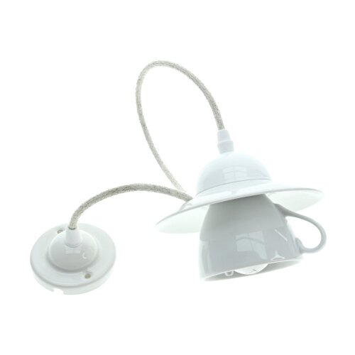 Bohemia-Design - Porcelanski luster na sajli 1xE27/60W/230V Slike