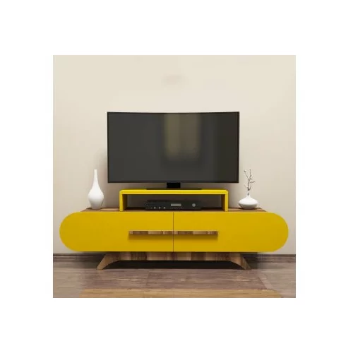 HANAH HOME Rose - Walnut, Yellow TV omarica, (20782794)