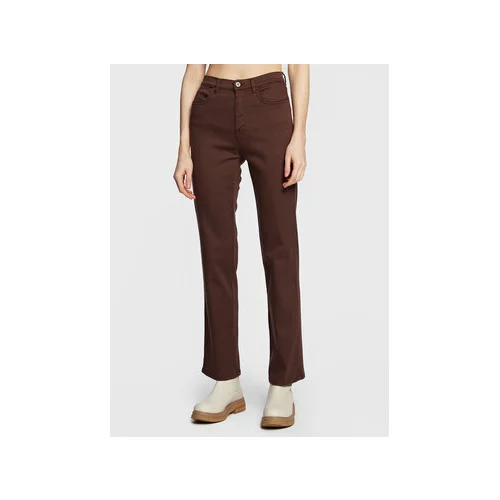 Marella Jeans hlače Incline 31360429 Rjava Regular Fit