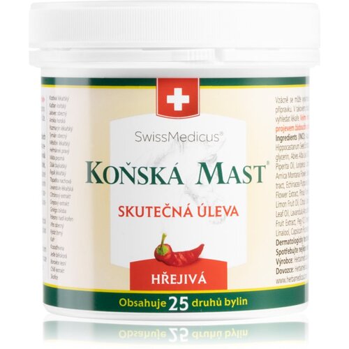 Herbamedicus Horse ointment Warm mazilo z grelnim učinkom 250 ml Cene