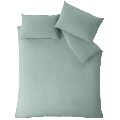 Catherine Lansfield Zelena podaljšana posteljnina za zakonsko posteljo 230x220 cm So Soft Non-Iron – Cene
