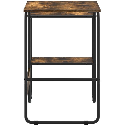  Stol s pohranom Dimljeni hrast 100 x 50 x 75 cm Slike