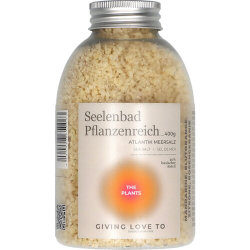 GIVING LOVE TO Kopalna sol &amp;quot;Kopel za du&amp;scaron;o rastlinskega kraljestva&amp;quot; - The Plants - 400 g Slike