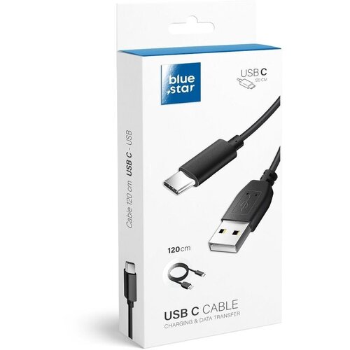Blue Star usb kabal  usb-a na type c 1.2m crni Cene