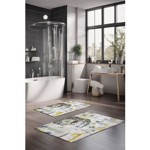  CT-5015 multicolor bathmat set (2 pieces) Cene