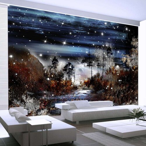  Tapeta - Night in the forest 400x280 Slike