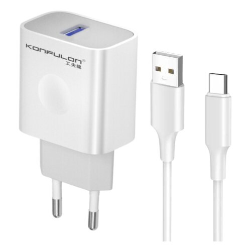  Konfulon C69C brzi kućni punjač 20W + DL49 Type C QC3,0 Cene