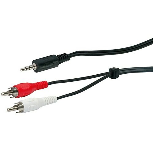 SCHWAIGER Adapterski kabel (1,5 m, 2 x RCA vtiča, 1 x 3,5 mm vtičnica, Črne/bele/rdeče barve) Cene