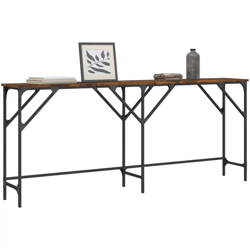  Konzolni stol boja hrasta 180x29x75 cm od konstruiranog drva