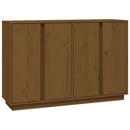 Maison Chic Komoda - Predalnik medeno rjava 120x35x80 cm trdna borovina, (21718002) Slike