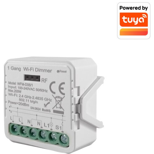  Wi-Fi smart prekidač-modul dimer, 1x200W Cene