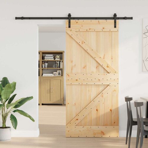  Klizna vrata NARVIK Prirodna i crna 90 x 210 cm (213 5 cm) Cijene