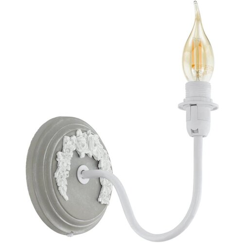 Eglo 33005 - zidna lampa 1xE14/40W/230V bela/siva Cene