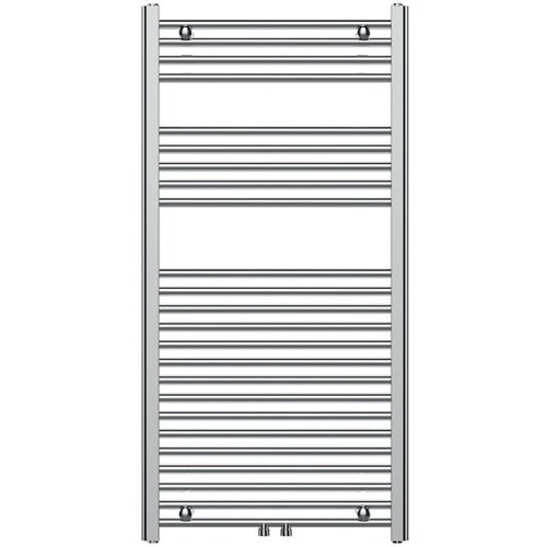 NOVASERVIS kupatilski merdevinski radijator 423W/230V 120x60 cm sjajni hrom, ravan Cene