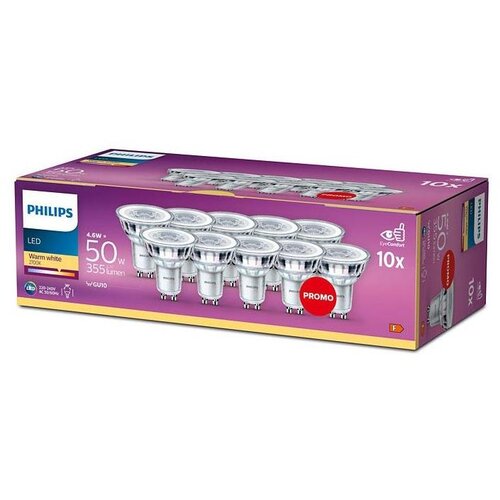  Komplet od 10 LED sijalica Philips GU10/4,6W/230V 2700K Cene